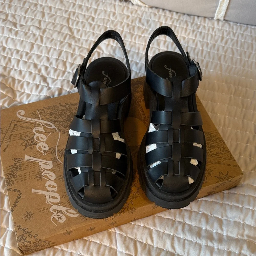 Free People Delaney Fisherman Platform Sandal - Picture 7 of 9